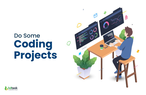 do some coding projects