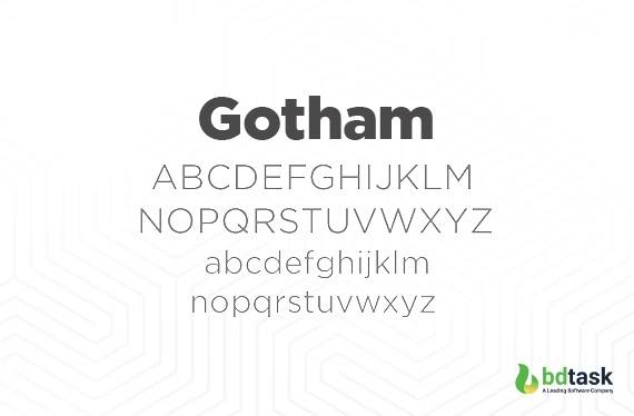 Gotham Font