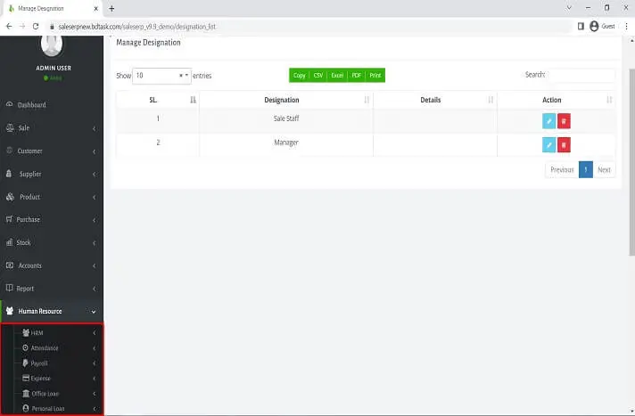 HR Management System